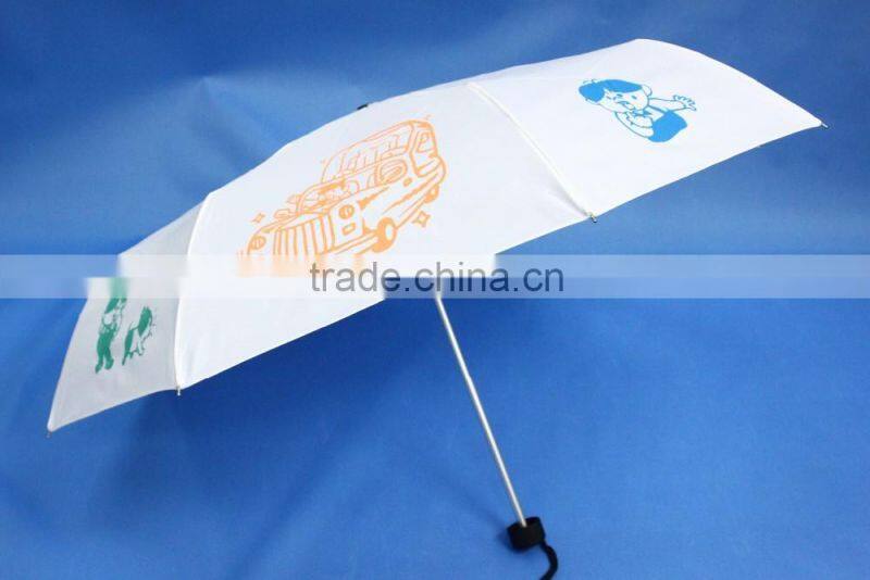 Promotional printed 3-section mini umbrella
