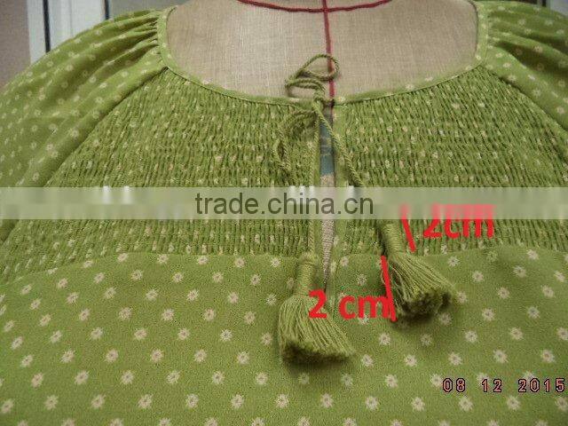 2015 new arrive cotton tassel