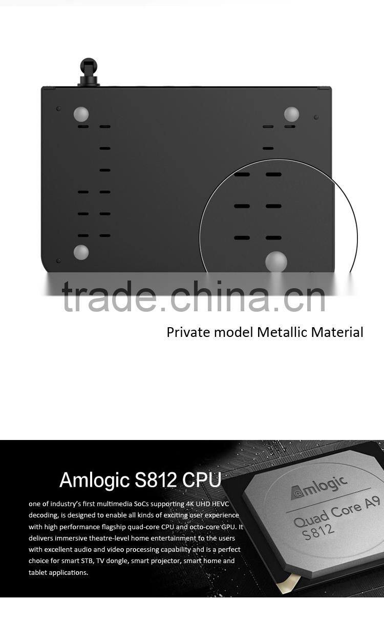 T8 PRO Quad core S812 box with cor-tex A9 arm XBMC Miracast bluetooth 3 usb ports