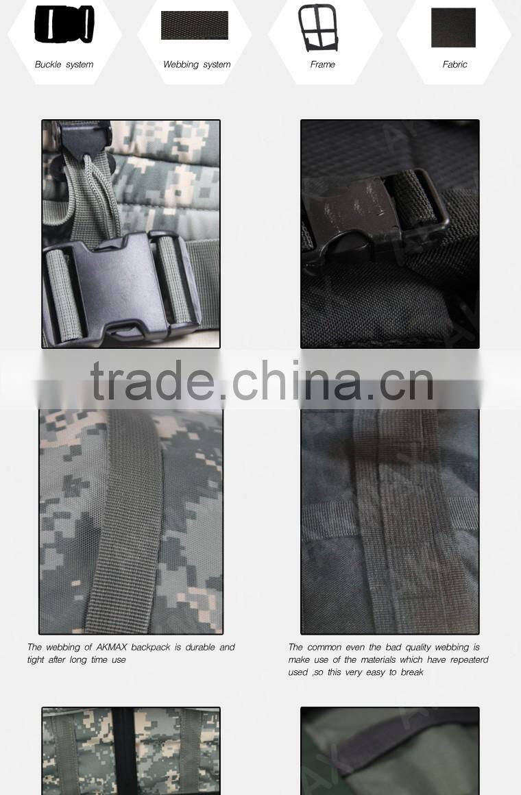 Multifunctional outdoor army backpack combat