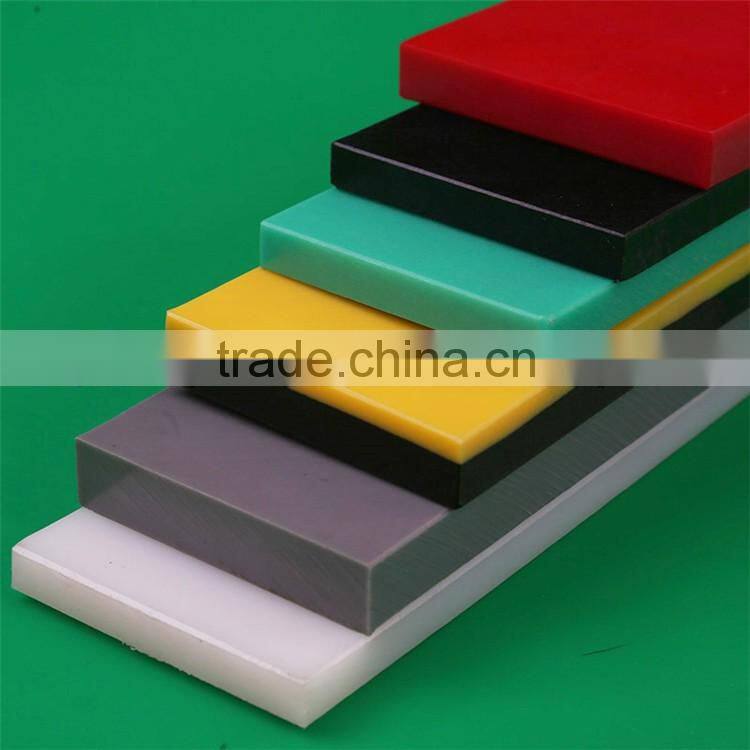 Customing high precision cnc machining flexible colored plastic PE-UHMW Tivar1000 sheet
