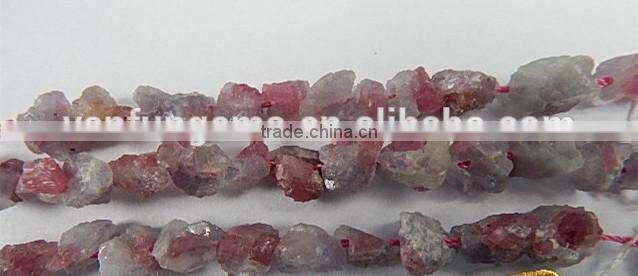 AB grade natural rough red tourmaline chips