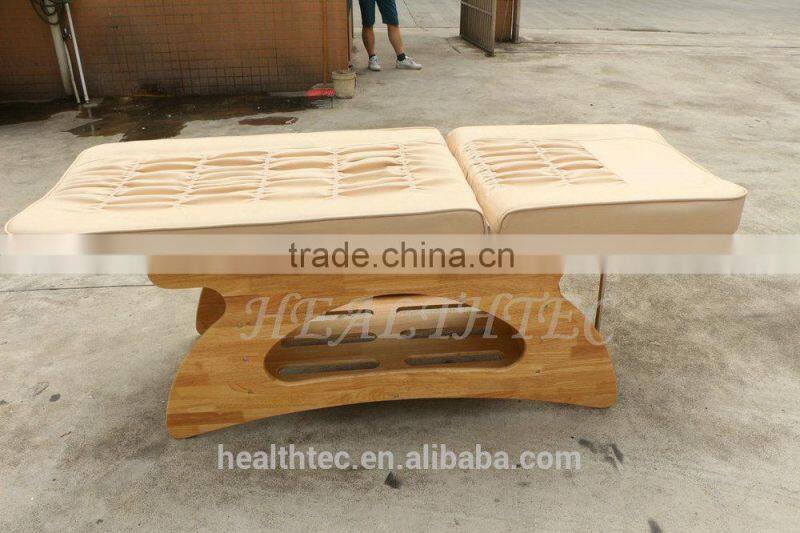 wood spa bed folding massage bed