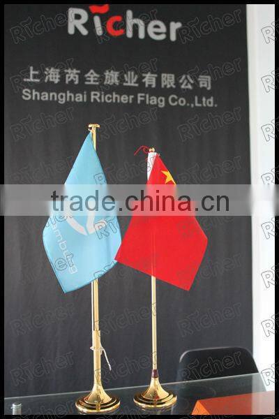 high quality factory directly table top desk stand flag
