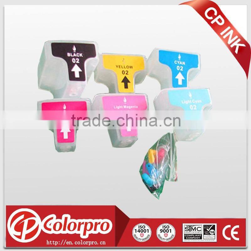 For 3110/3210/3210v/3210xi printer for refillable ink cartridge for hp02 with ink
