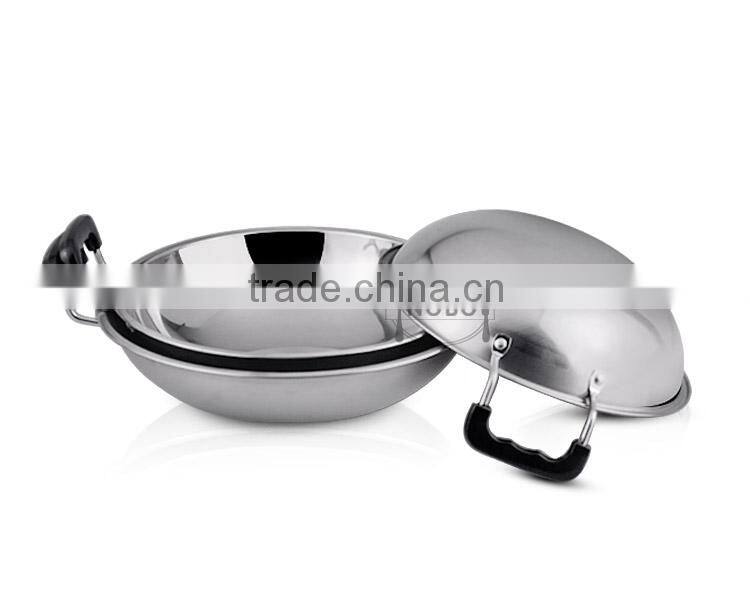 Eco -friendly stainless steel woks with best price