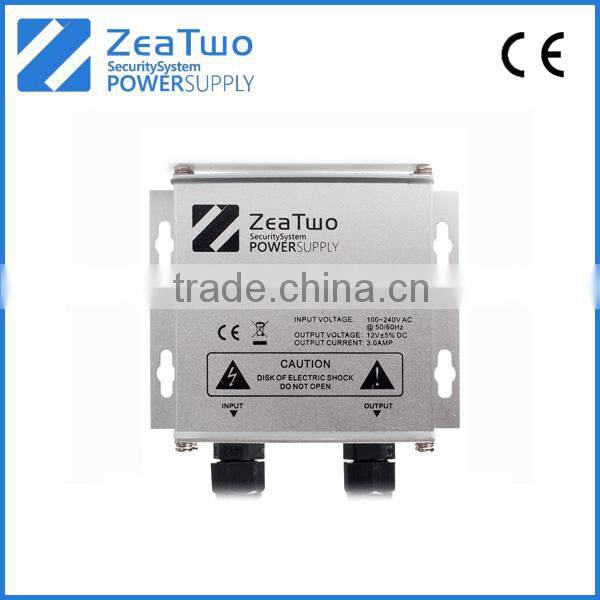 CCTV waterproof power adapter 12 volt adapter 12v 3a waterproof out door