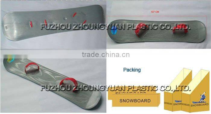 Winter Plastic outdoor Kids snowboard