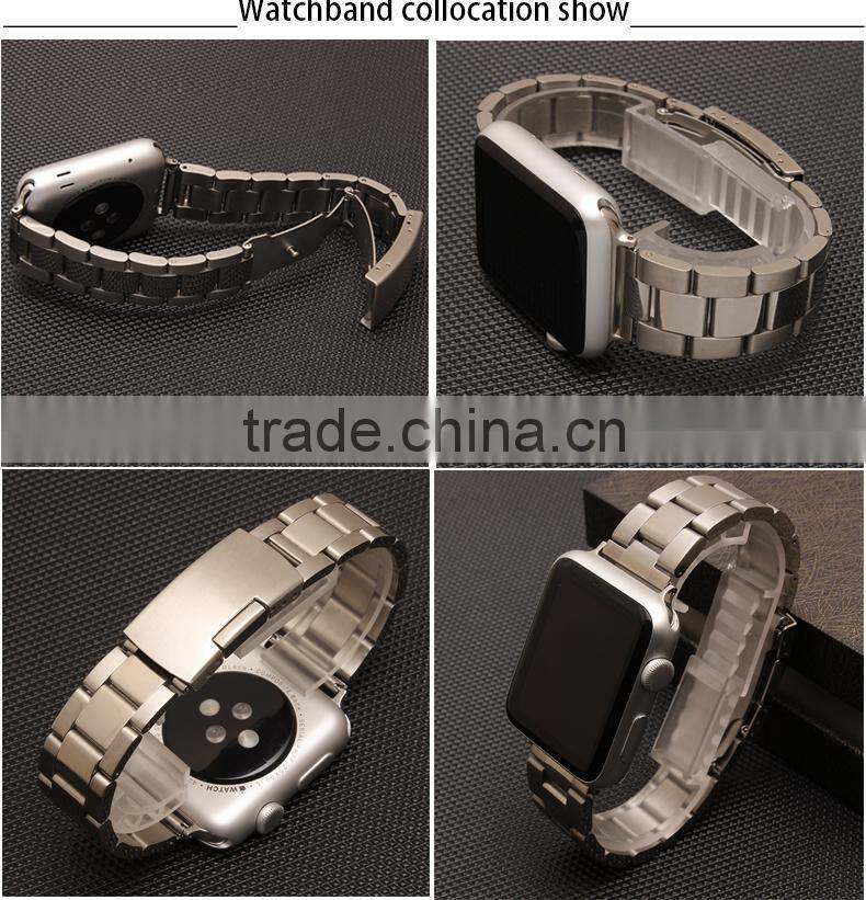 alibaba wholesaler stainless steel bracelet band for Apple Watch with low price
