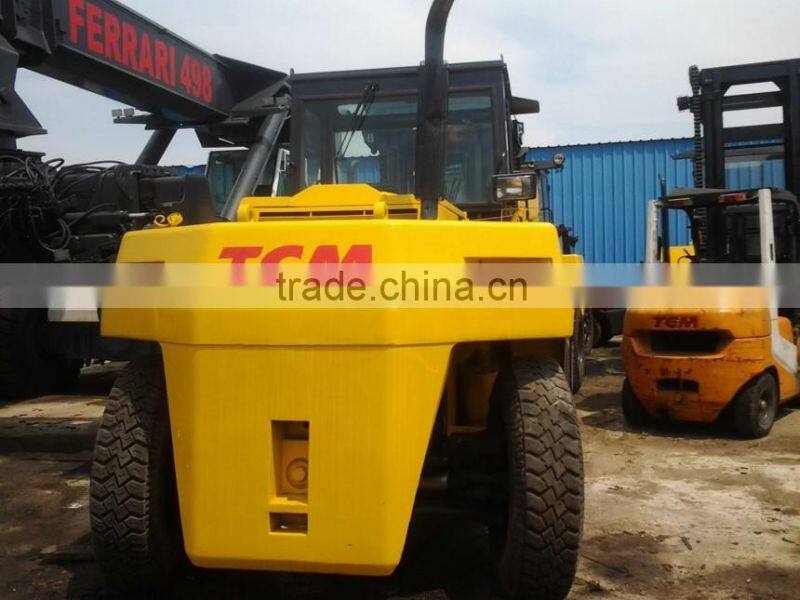 Used japan made 16ton forklift TCM forklift | used diesel forklift TCM 16 ton for sale