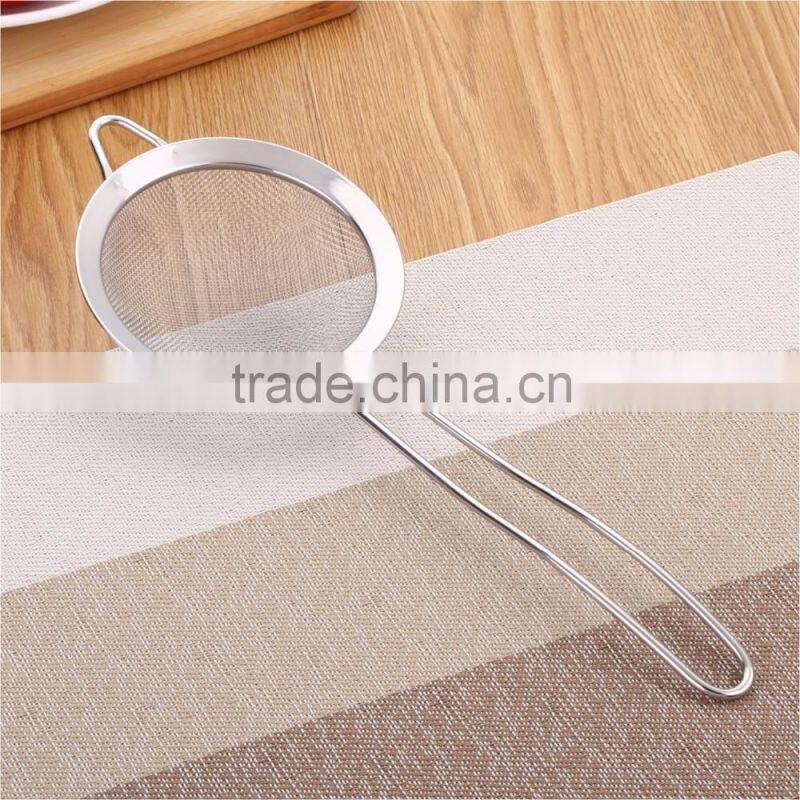kitchen round food net leakage powder leakage resistance oil strainer