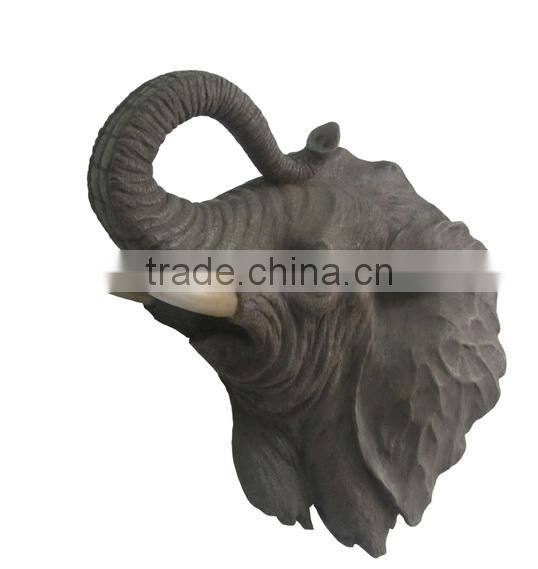 Polyresin craft elephant wall decor