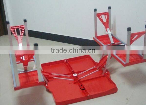 High quality plastic foldable table with chair convenient for outdoor activities