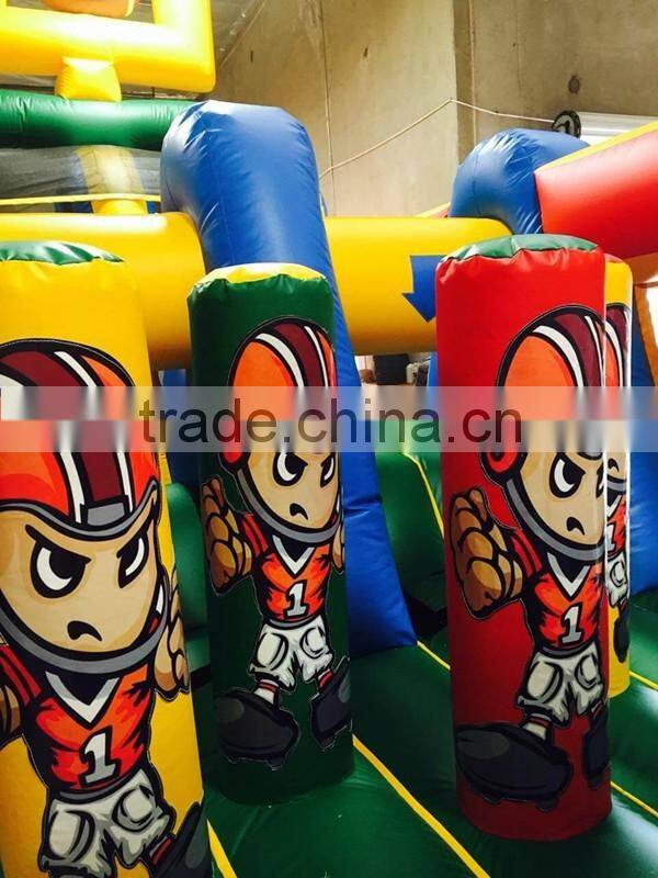 backyard sports kids inflatable obstacle course for sale