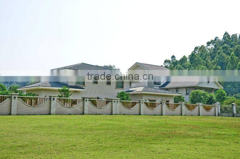 nature glazed japanese roof tile for private villa