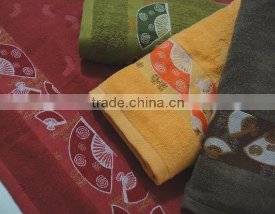 100% cotton luxury decorative bath towel sets