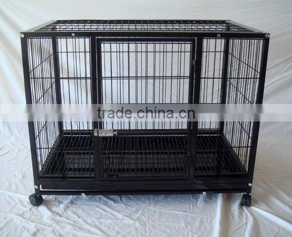 Heavy Duty Wire Pet Cage with Wheels