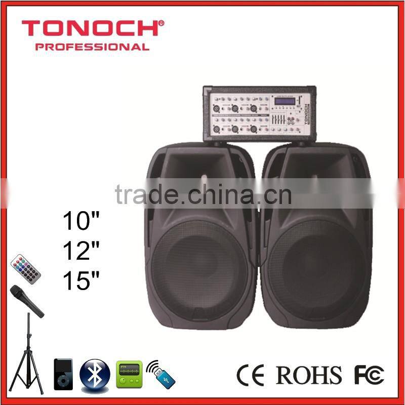 TONOCH 10 inch combo speaker (one mixer with two passive speaker)