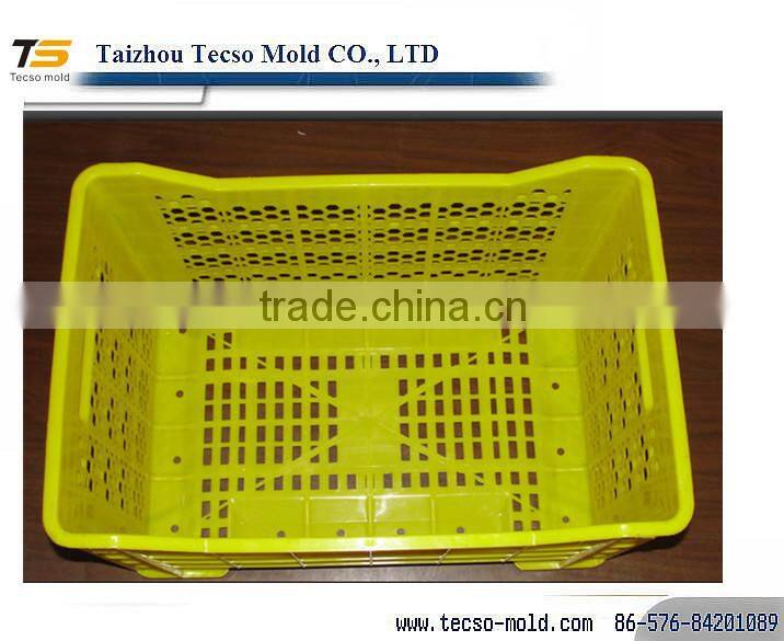 height and folding plastic box foldable crate moulds supplier