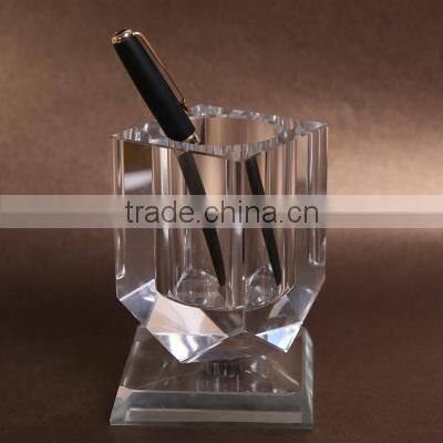 New Design Delicate Transparent Crystal Pen Holder