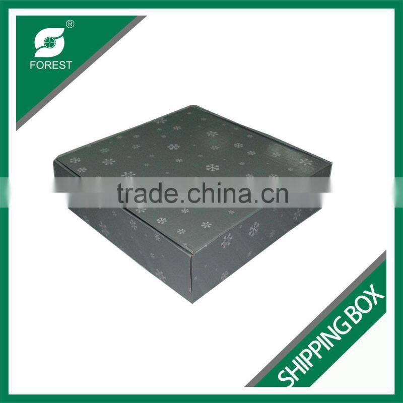 CUSTOM PRINTED SHIPPING BOX FOR WINE BOTTLES MATT LAMINATION CARDBOARD GIFT BOX