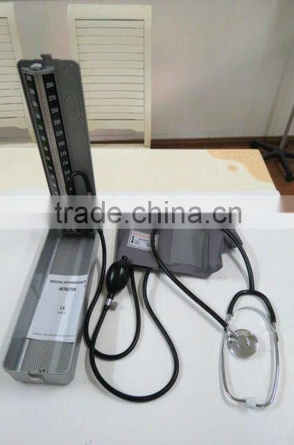 CE approved desk standard type medical mercury sphygmomanometer