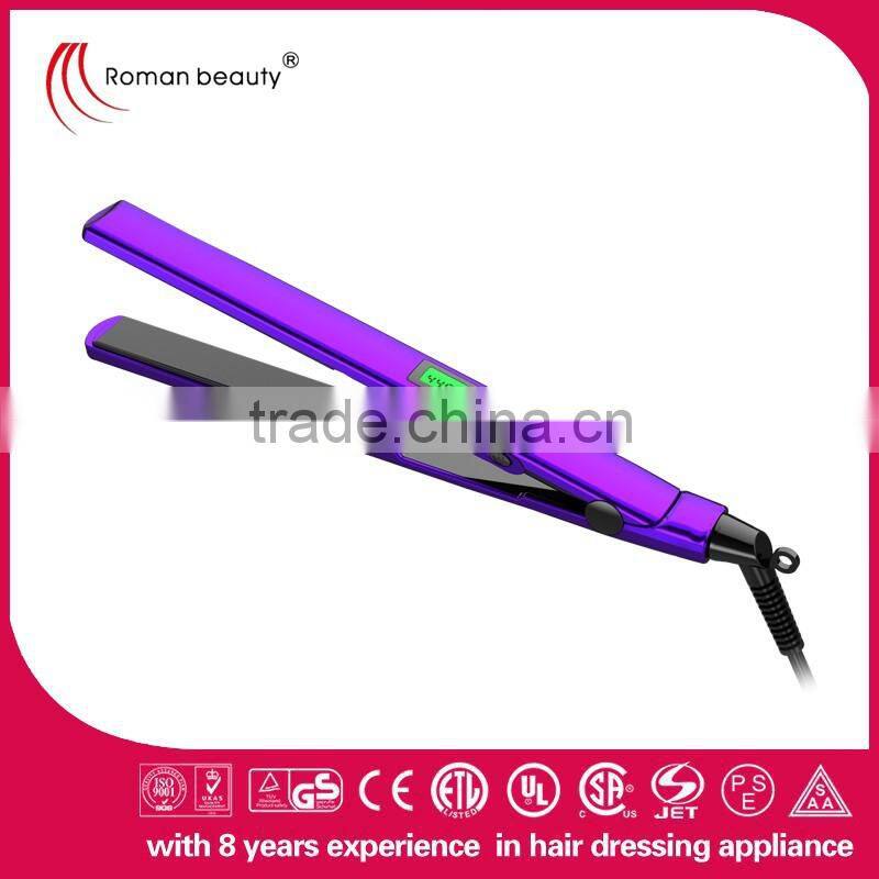 korea technology dual plates cold hair straightener flat iron RM-23