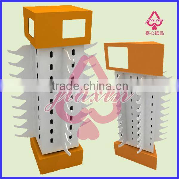 Four sides revolvable glasses cardboard display standee/cheap glasses paper trade