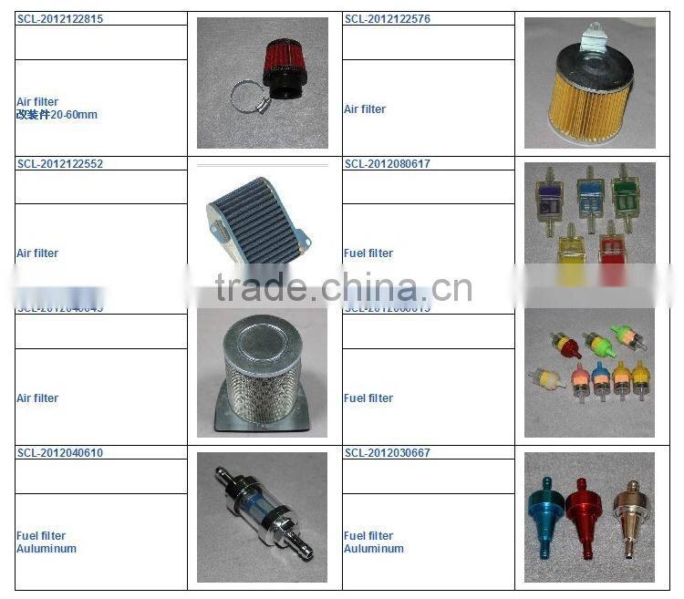 SCL-2012030417 Wholesale Colorful Universal Motorcycle Fuel Filter