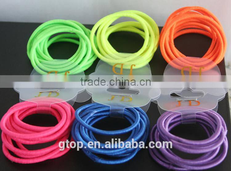 Wholesale rubber elastic hair circle cheap good quality R-0027