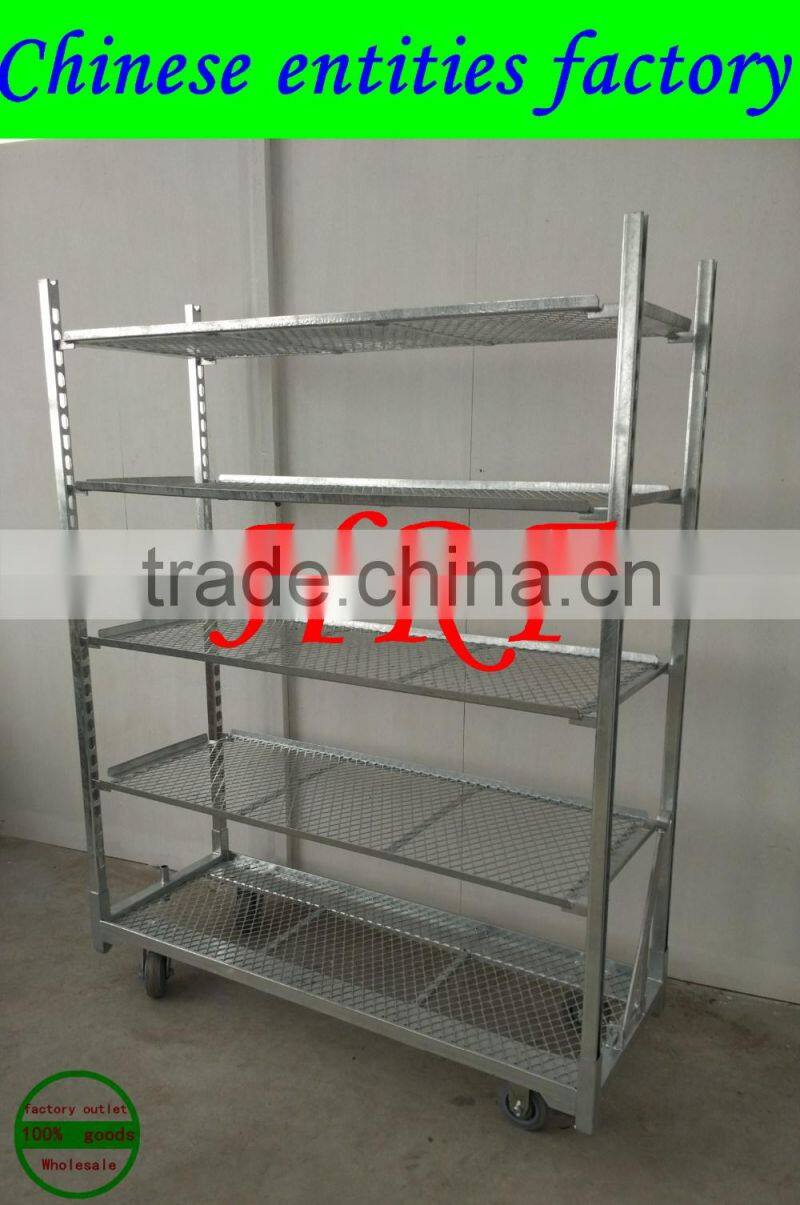 Nursery flower cart / Danish trollley/Flower trolley TC051 Display Flower Trolley.Display Cart.Plants Trolley. Mesh Cart .Steel