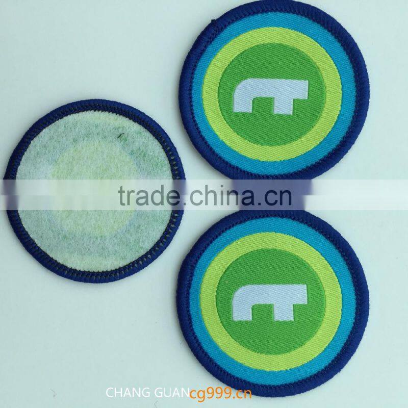 The machine woven label badges