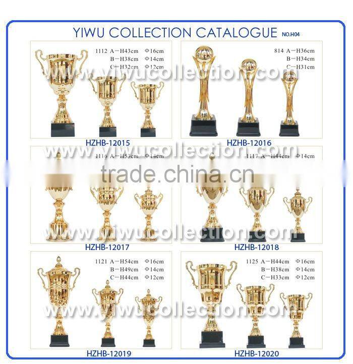 3d soccer trophy cup with man,sport metal trophy,trophy medal metal with wooden gift box