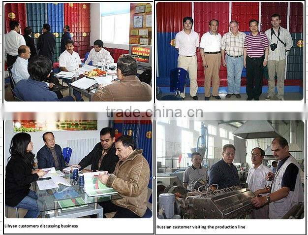 JIELI light transparent corrugated roofing shingle