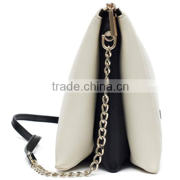 Trendy leather multilayer messenger bags for high school girls