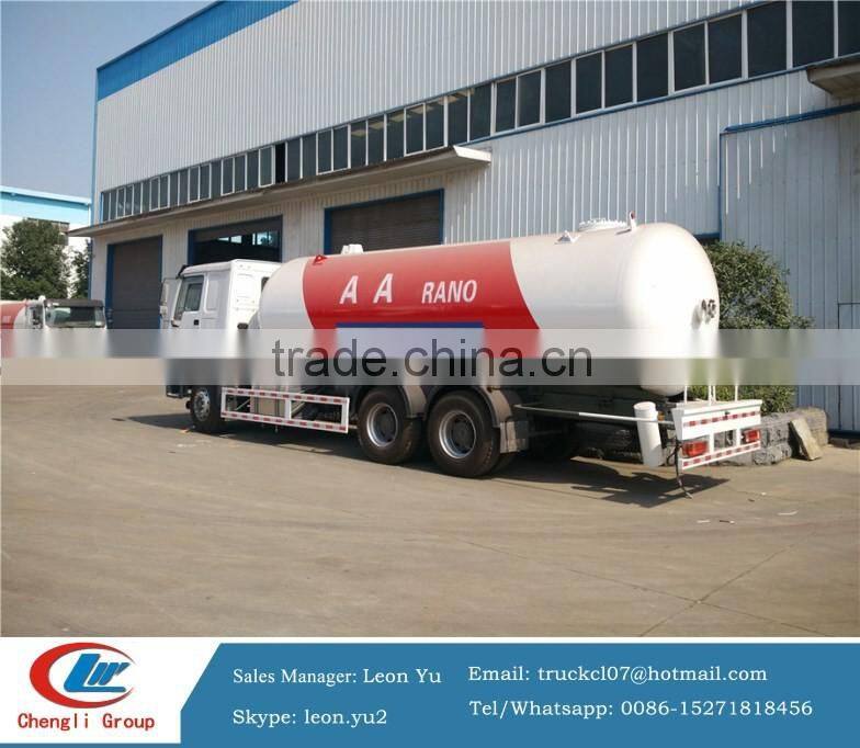 24CBM LPG distribution truck with tank for sale, LPG Gas Truck