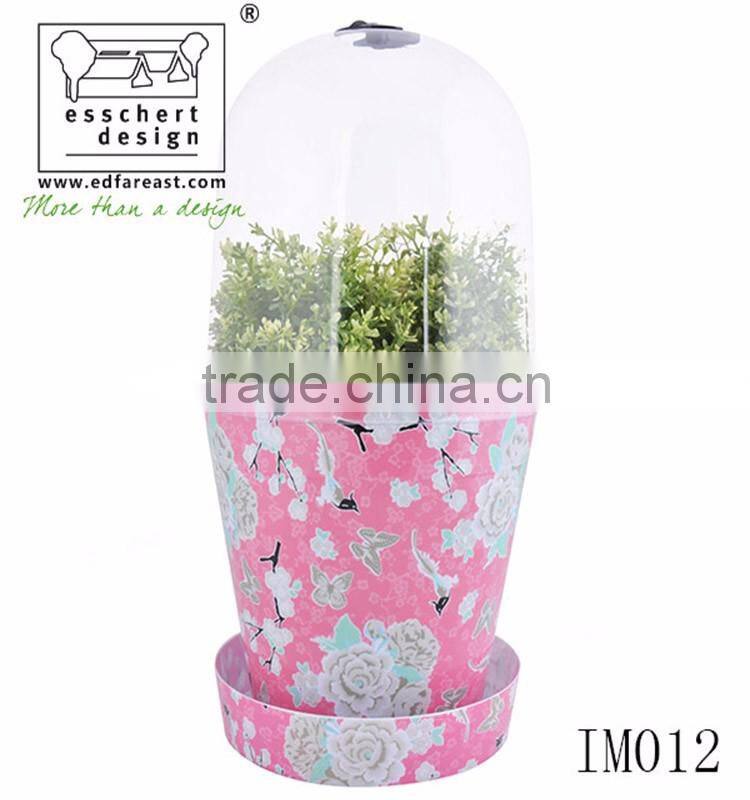 2016 Wholesale Unique Round shape Plastic Flowerpot