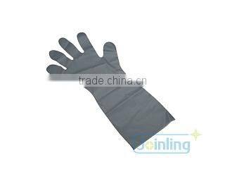 Powdered Disposable Stretchy Vinyl Synthetic Gloves