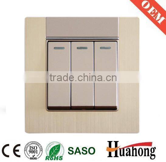 Aluminium satellite tv wall socket