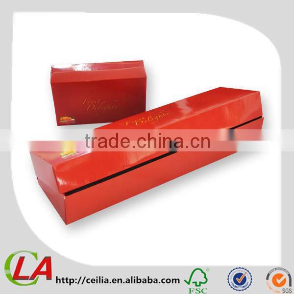 Hair Extension Design Glossy Oil Finishing Box With Lip