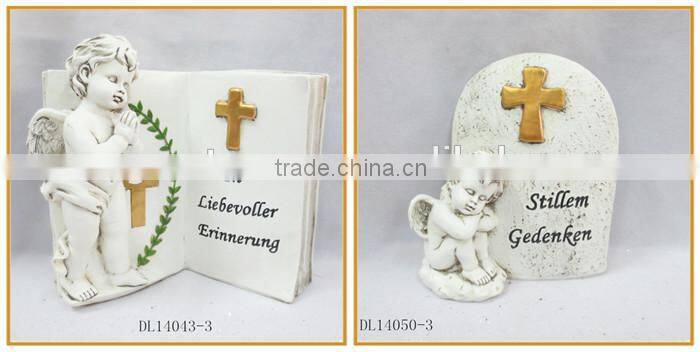 Angel shape custom indoor ceramic candle holder