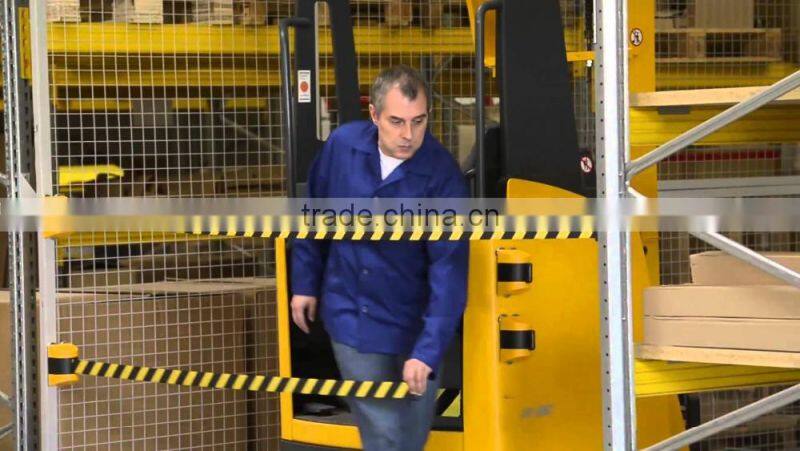 Newest design Magnetic 3m wall mounted webbing belt barrier