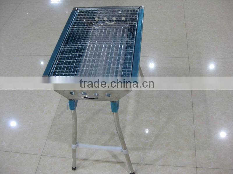 2015 New Arrival Outdoor Foldable Smokeless Charcoal BBQ Grill