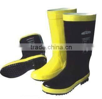 fire fighter rubber boots