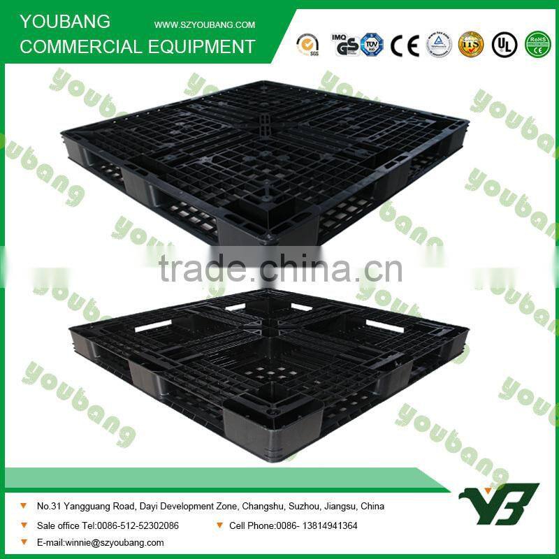 heavy duty plastic pallet with steel inside