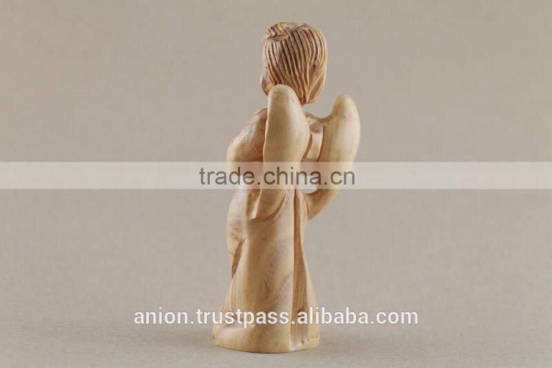 Olive Wood Carved Angel