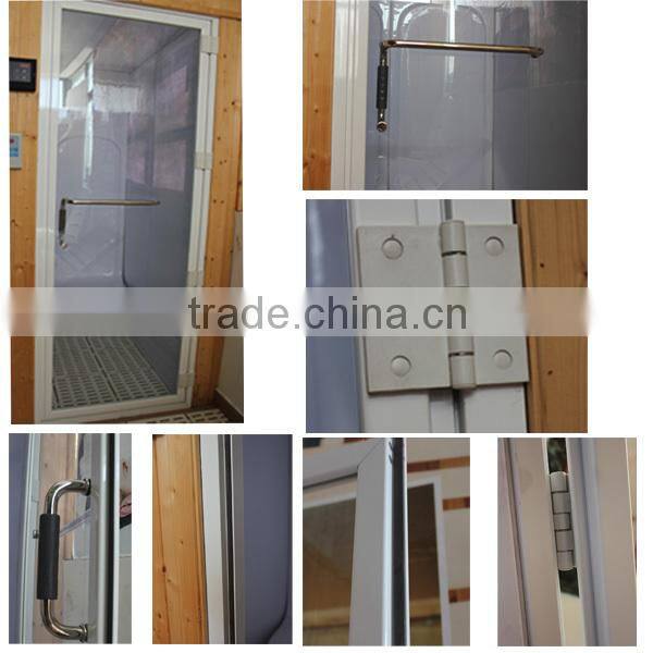 Bath room glass doors with aluminium frame for steam sauna 1860*760/670mm glass door for steam room
