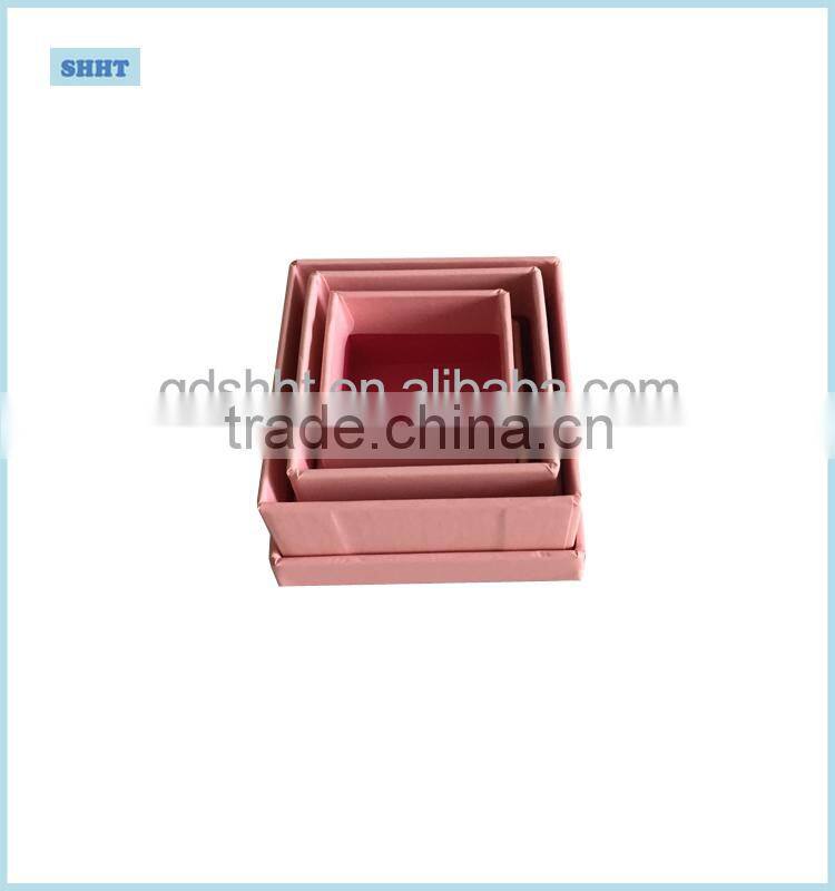 customized bracelet and earring packaging box with lid for cristmas