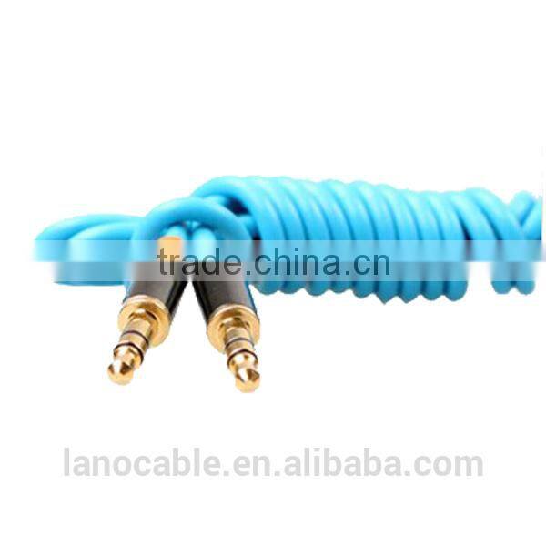 male / male audio cable jack 3.5 mm tpe for speaker