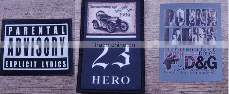 Custom flat irons with private jeans washing main label